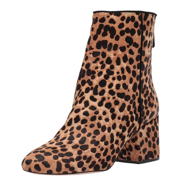 J.Crew Haircalf Pointy Toe Sadie Boot - Fierce Leopard Print - SZ 5.5 MSRP $225 - Picture 1 of 6